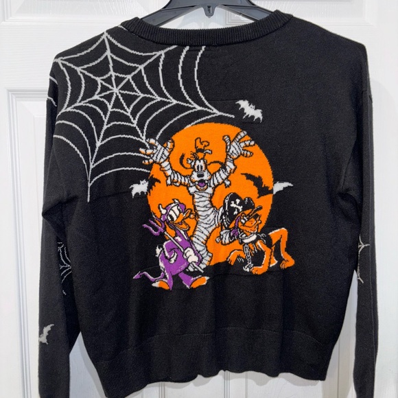 Disney Mickey Mouse and Friends Halloween Glow-in-the-Dark Bones Cardigan - Picture 5 of 8